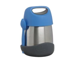 b.box Termo con Cuchara / Tenedor 335 ml Blue Slate^ Termos Infantiles