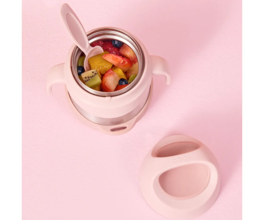 b.box Termo con Cuchara / Tenedor 335 ml Indigo Blush Crush^ Termos Infantiles