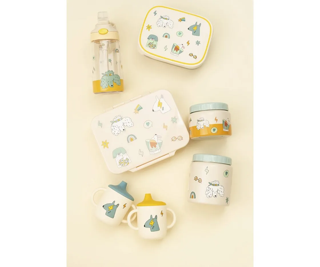 The Cotton Cloud Termo para Sólidos Funky Dogs 350 ml^ Comer Al Aire Libre