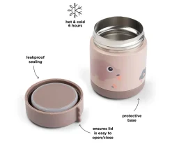 Done by Deer Termo Sólidos Tiny Farm Powder 300 ml^ Termos Infantiles