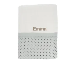 Cristina de Jos'h Toalla de Baño Mini Star Grey Personalizable^Niños Toallas