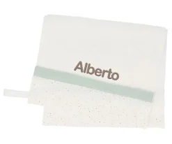 Cristina de Jos'h Toalla Guardería Rainbow Dots Verde Personalizable^ Toallas De Guardería