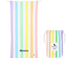 Dock & Bay Toalla Playa Extra Large Microfibra Summer Rainbow Personalizable