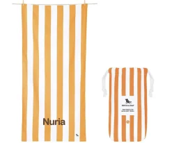 Dock & Bay Toalla Playa Extra Large Microfibra Cabana Ipanema Naranja Personalizable^ Regalos Para Madres