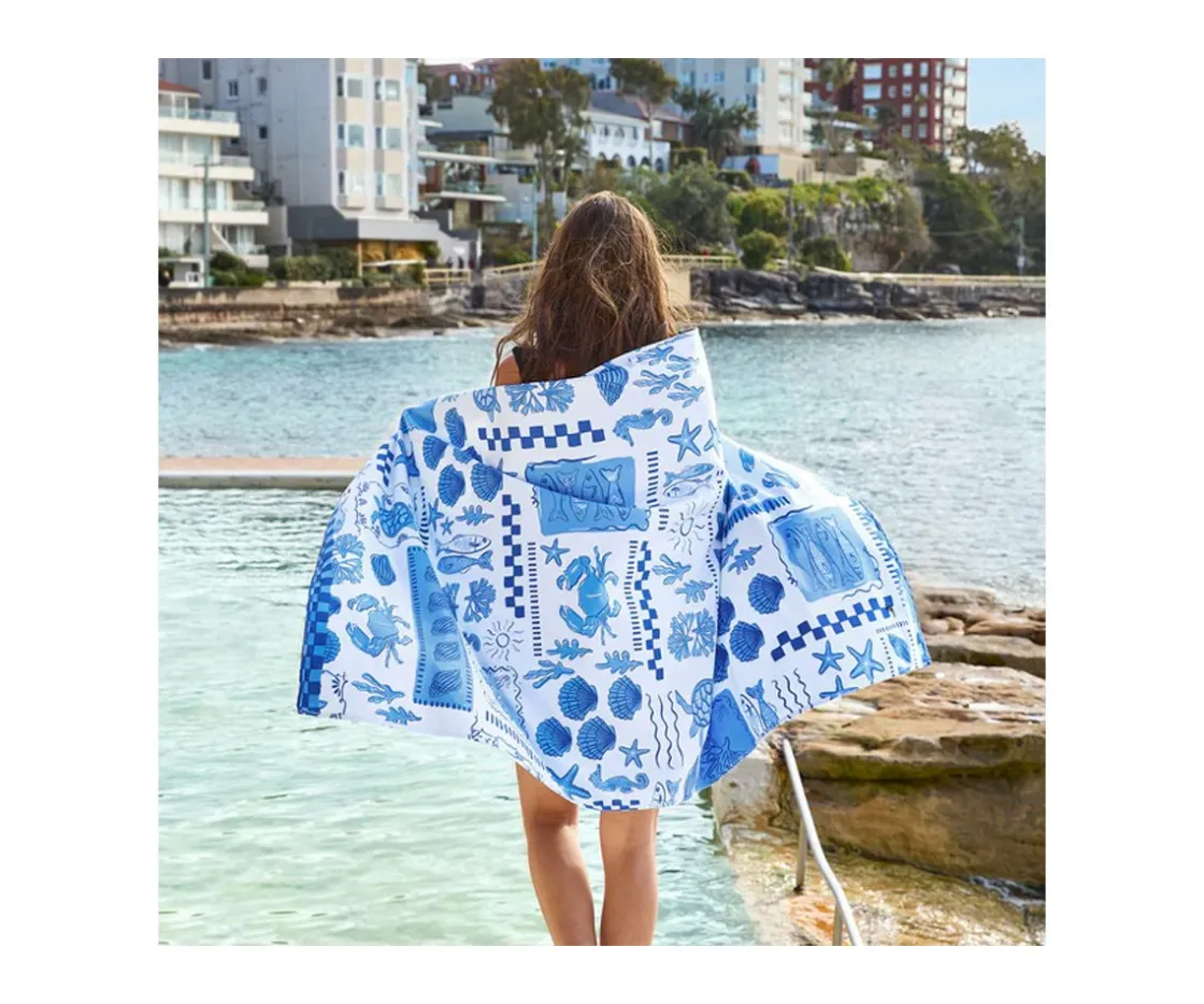 Dock & Bay Toalla Playa Large Microfibra Summer Sand to Sea Personalizable