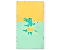 Niños Dock & Bay Toalla Playa Large Microfibra Cocodrilos