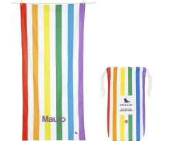 Dock & Bay Toalla Playa Large Microfibra Summer Rainbow Skies Personalizable
