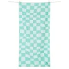 Dock & Bay Toalla Playa Large Microfibra Summer Check Verde Personalizable