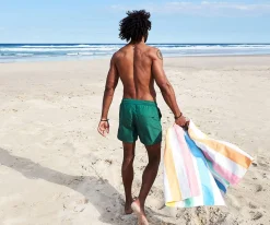 Niños Dock & Bay Toalla Playa Large Microfibra Summer Rainbow Pastel Personalizable