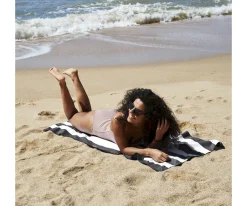 Dock & Bay Toalla Playa Large Microfibra Cabana Negra Personalizable^ Regalos Para Madres