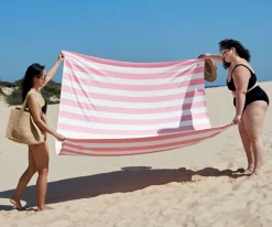 Dock & Bay Toalla Playa XXL Microfibra Cabana Rosa Pastel Personalizable