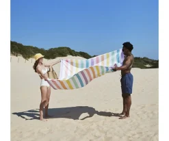 Niños Dock & Bay Toalla Playa XXL Microfibra Cabana Rainbow Pastel Personalizable