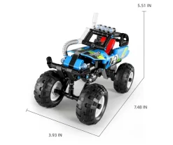 Niños iM.Master Todoterreno 4x4 Azul Retráctil 193 Piezas