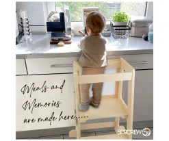 Niños 509 Crew Torre de Aprendizaje PREMA 3 en 1Natural