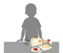 Niños Janod Tostadora de Pan y Accesorios Abuelita Alegre