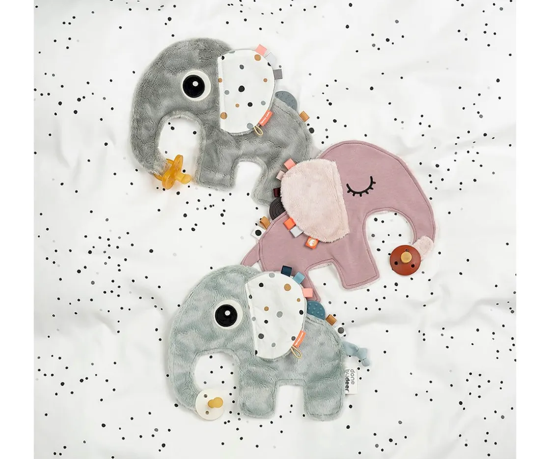 Done by Deer Trapito Chupetero Elphee Blue^Niños Juguetes Bebé 6 Meses