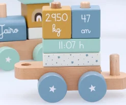 Niños Monnëka Tren de Nacimiento Personalizable Sunrise