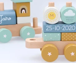 Niños Monnëka Tren de Nacimiento Personalizable Sunrise