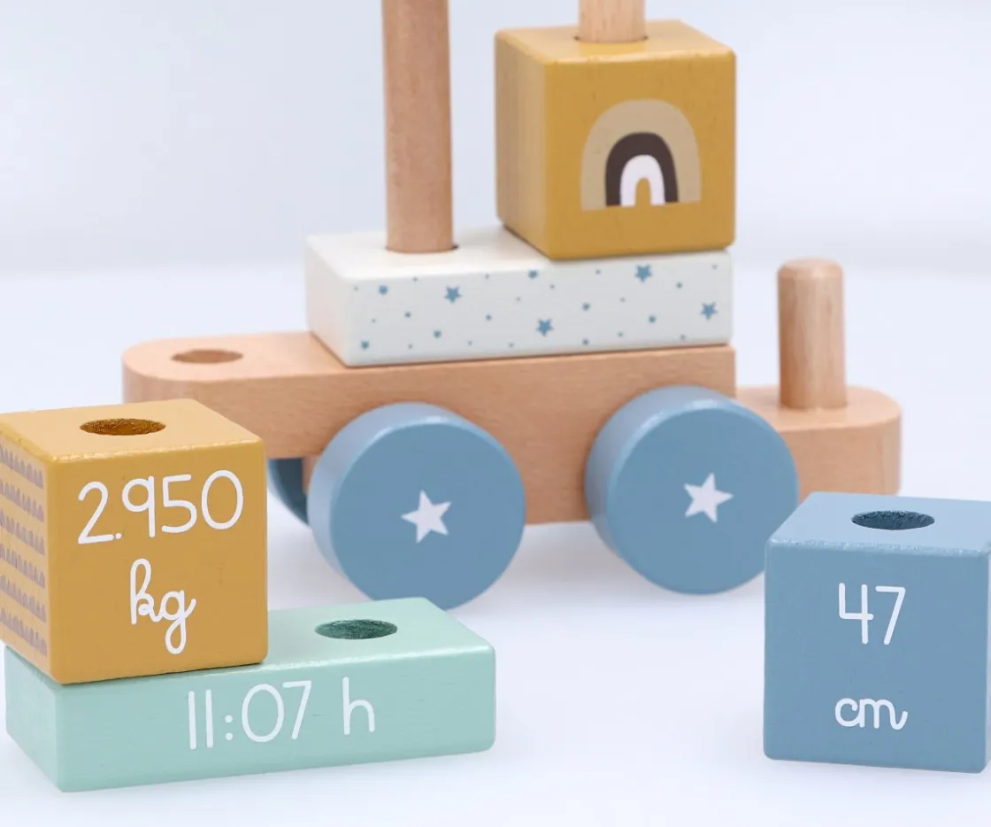 Niños Monnëka Tren de Nacimiento Personalizable Sunrise