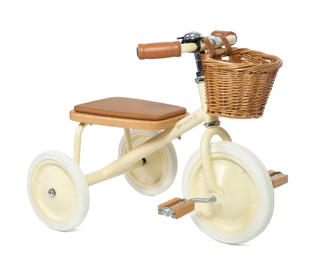 Niños Banwood Triciclo Trike Crema