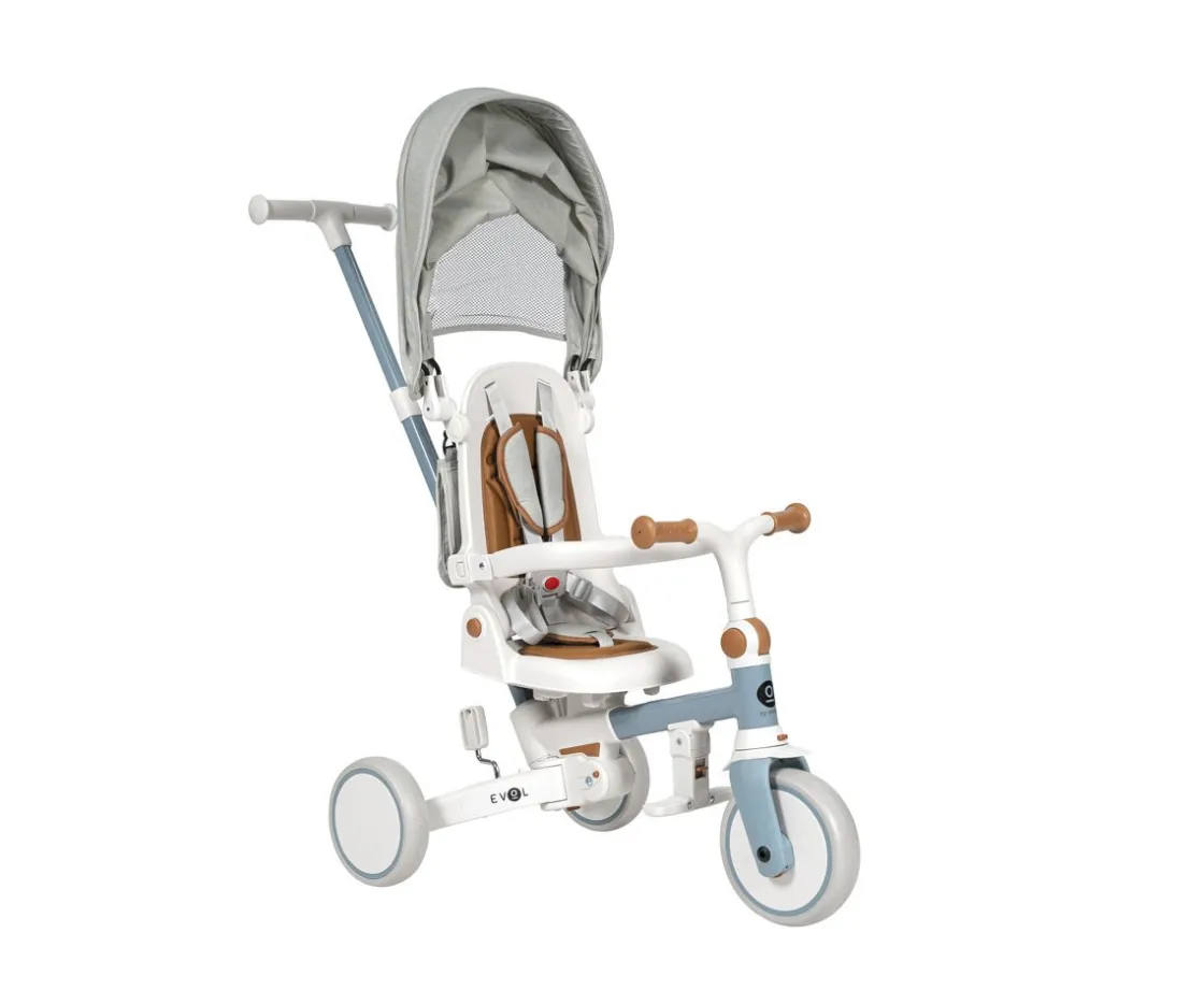 Niños Olmitos Triciclo Multifunción Evol Azul