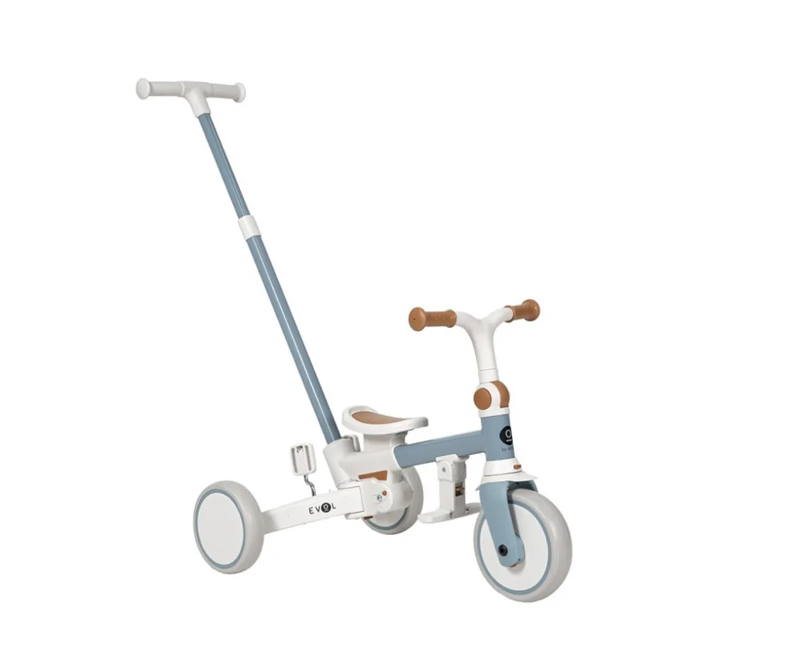 Niños Olmitos Triciclo Multifunción Evol Azul