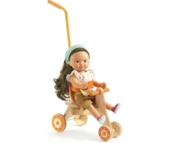 Djeco Triciclo para Muñecas Pomea^Niños Accesorios Para Muñecas