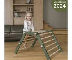 Niños Ettetete Triángulo FIPITRI Modifiable Climbing Frame Green Edición Limitada 2024