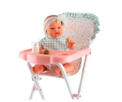 Así Trona con Bandeja y Babero Cloe para Muñecas^Niños Accesorios Para Muñecas