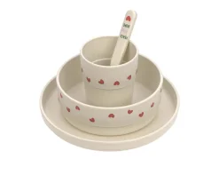 Lassig Vajilla Infantil 4 Piezas Happy Rascals Heart^ Vajilla Infantil