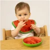 Oli & Carol Vajilla Infantil Plato y Cuchara de Madera Wally The Watermelon