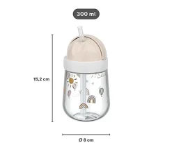 Mepal Vaso con Pajita Mio Fairy Garden