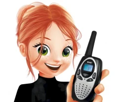 Niños Buki Walkie Talkie Recargable 4 Km
