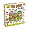 Niños Ludattica Woody Puzzle La Granja