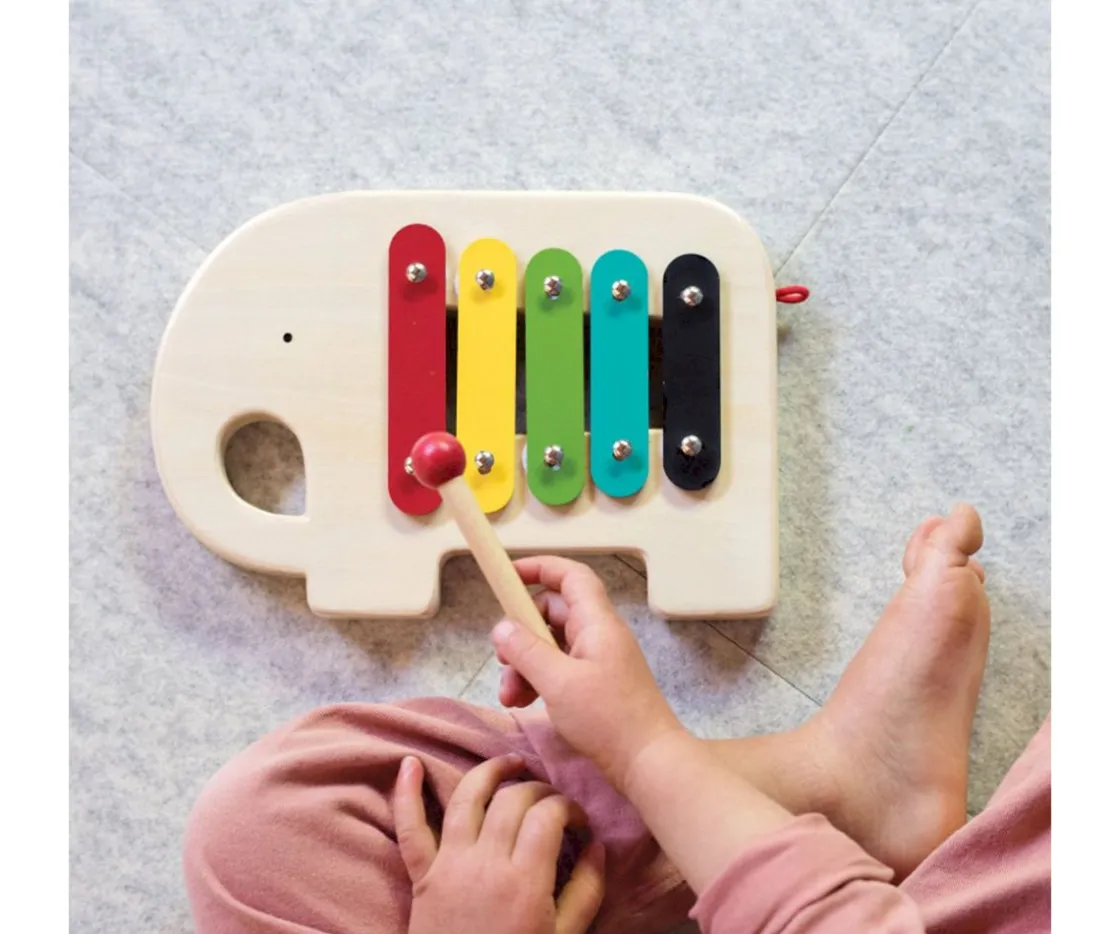 Niños Petit Collage Xilófono Elefante