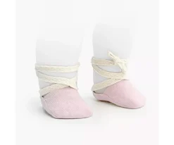 Minikane Zapatillas de Baile con Cordones Rose Pâle^Niños Accesorios Para Muñecas